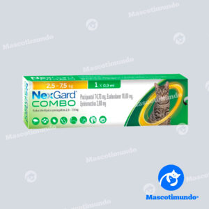 ANTIPULGAS PARA GATOS GRANDES DE 2.5-7.5 KG NXG COMBO
