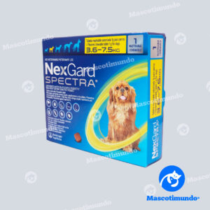 ANTIPULGAS PARA PERRO S 3.6-7.5 KG 3 TABLETAS MASTICABLES