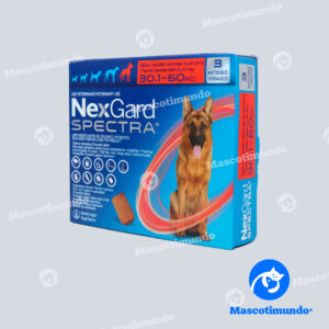 ANTIPULGAS PARA PERRO XL 30.1-60 KG 3 TABLETAS MASTICABLES