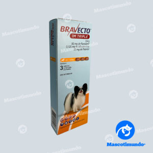 DESPARASITANTE 1M TRIPLE PERROS DE 2.5 A 5 KG 3 TABLETAS