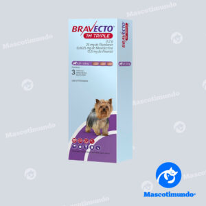 DESPARASITANTE 1M TRIPLE PERROS DE 1.27 A 2.5 KG 3 TABLETAS